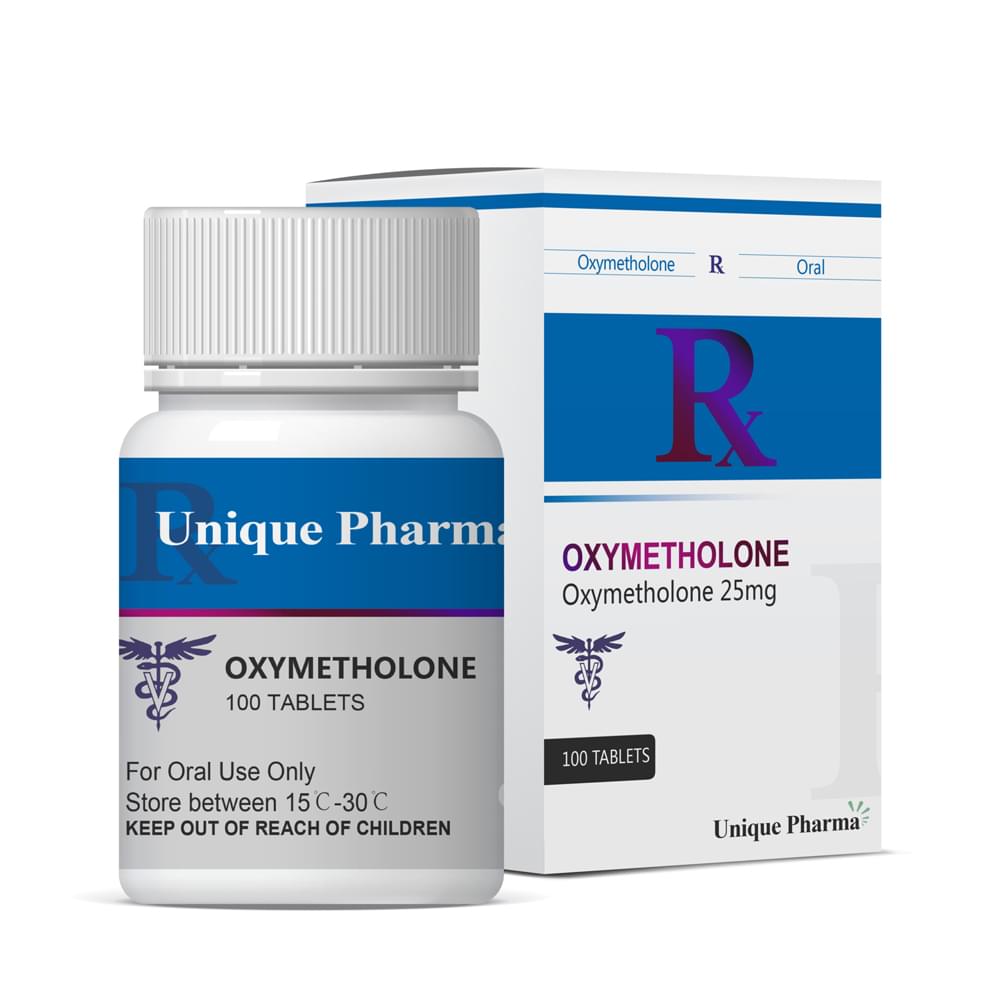 Unique Pharma Oxymetholone 25mg