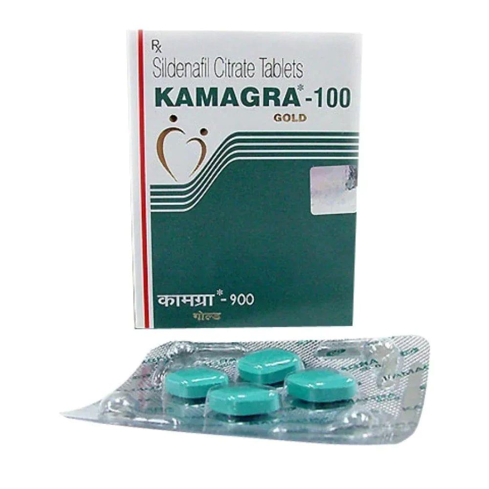 Kamagra 100mg Verpackung mit Blistertabletten