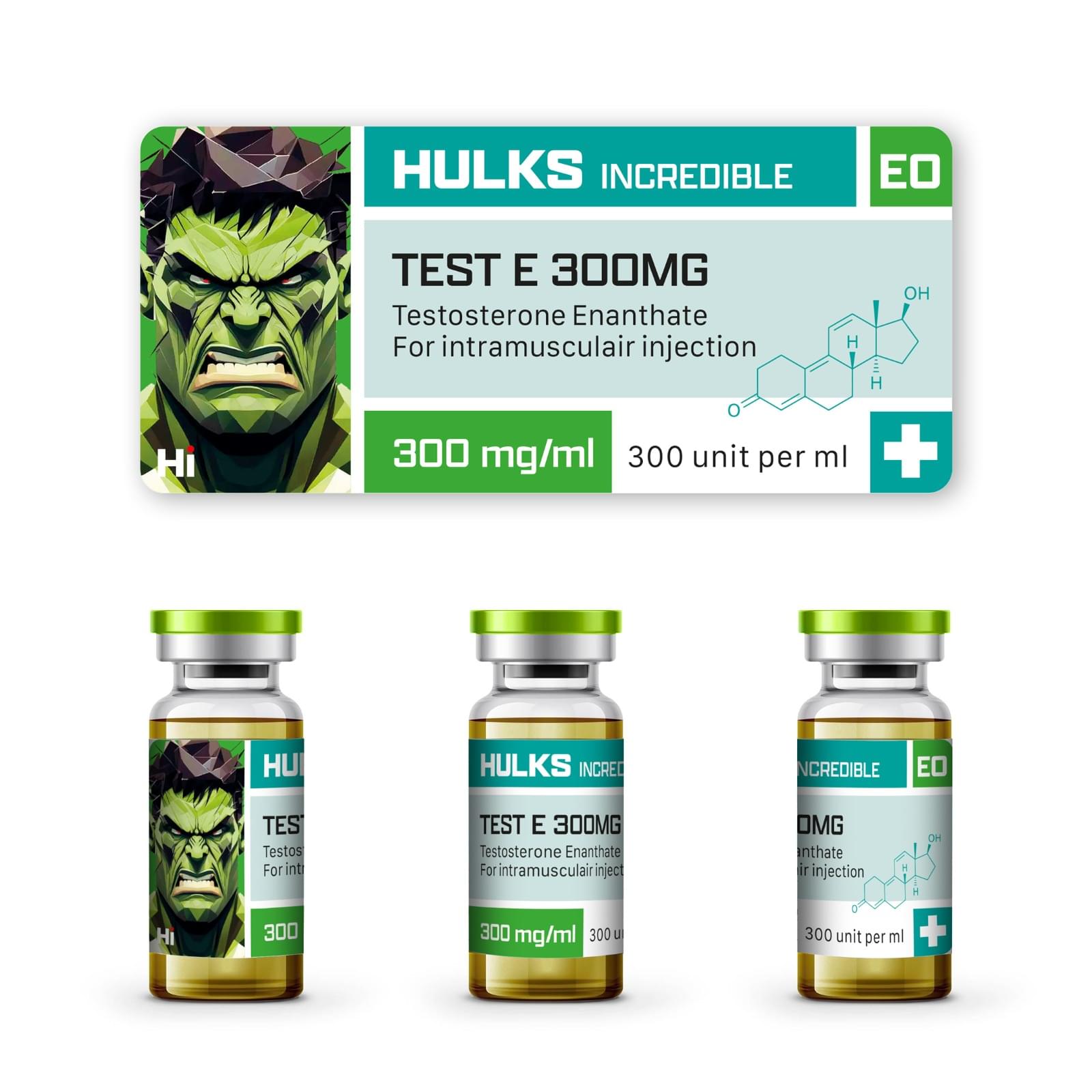 Hulks Unglaubliches Testosteron Enanthate 300mg