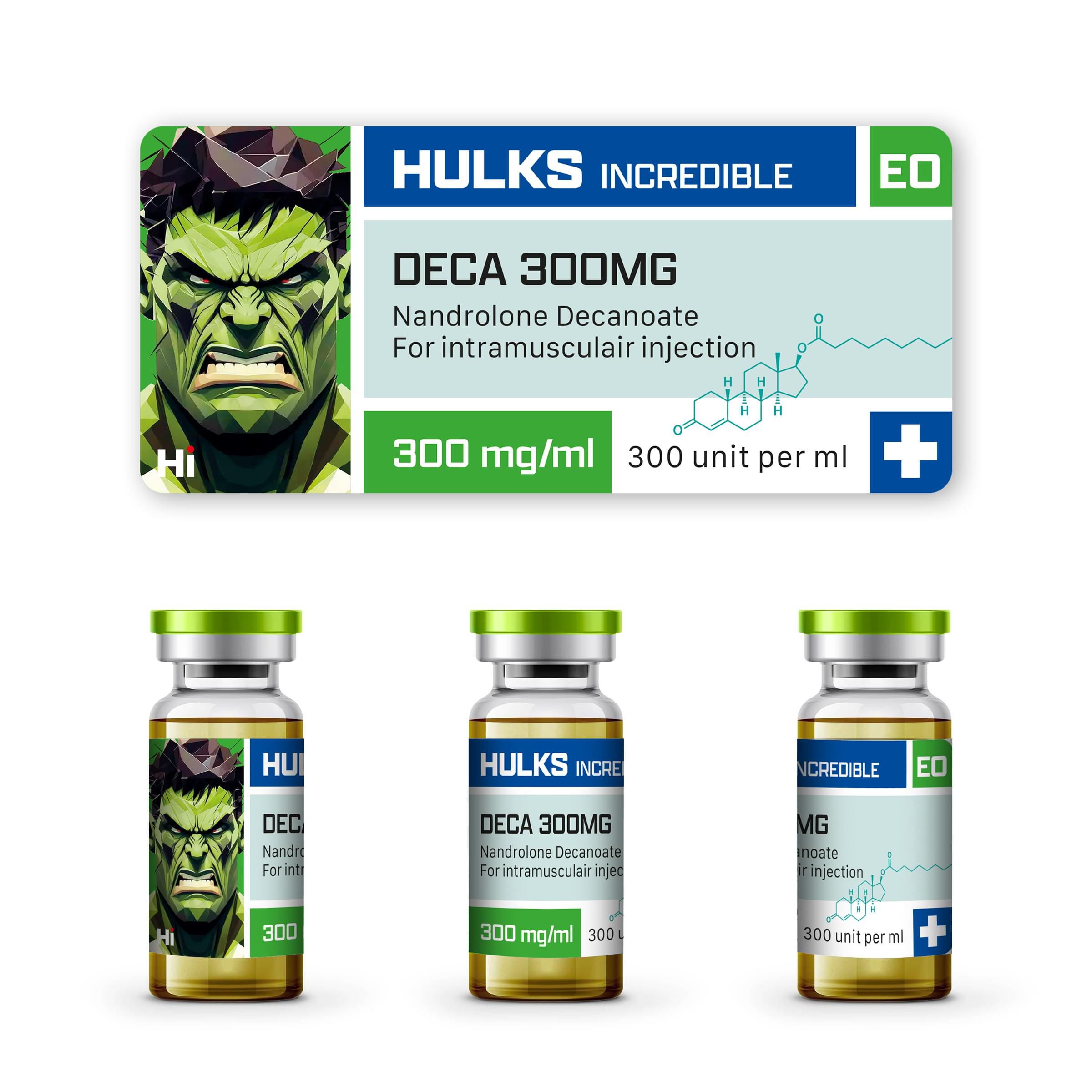 Hulks Nandrolone Decanoate 300mg