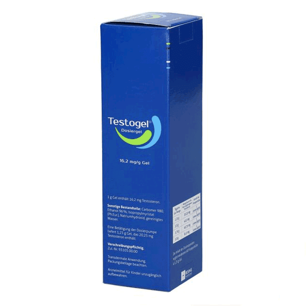Besins Healthcare AndroGel blaues Testogel-Pack