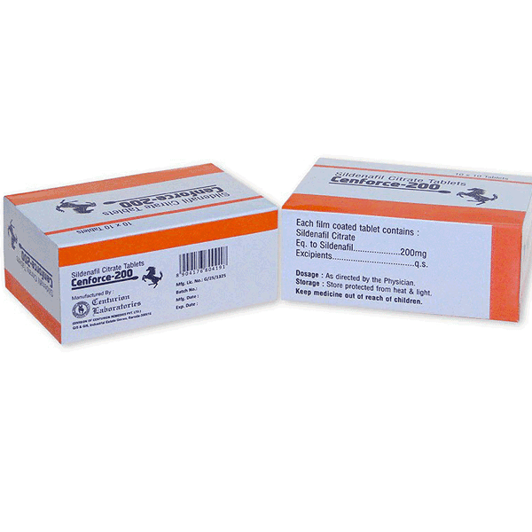 Cenforce 200mg Potenztabletten mit Sildenafilcitrat