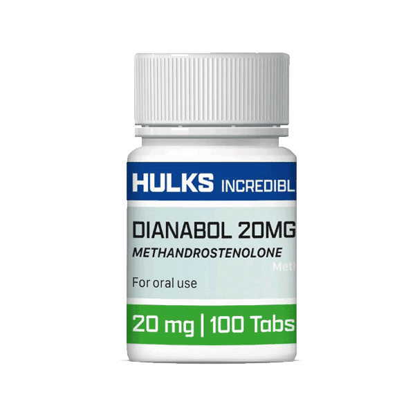 Dianabol 20mg 100 Tablets Hulks Incredible
