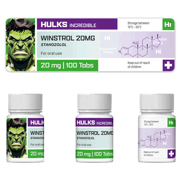 Hulks Incredible Winstrol 20mg