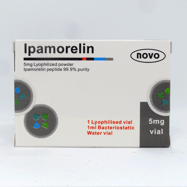 Novo Ipamorelin 5mg Peptid Verpackung mit Bac Wasser