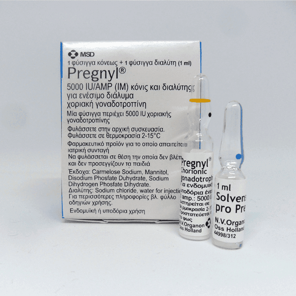 Organon Pregnyl HCG 5000iu